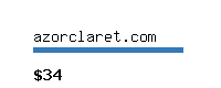 azorclaret.com Website value calculator