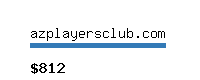 azplayersclub.com Website value calculator