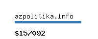 azpolitika.info Website value calculator