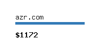 azr.com Website value calculator