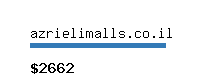 azrielimalls.co.il Website value calculator