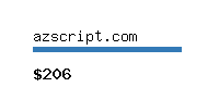 azscript.com Website value calculator