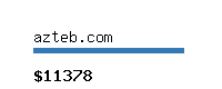 azteb.com Website value calculator
