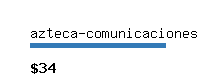 azteca-comunicaciones.com Website value calculator