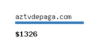aztvdepaga.com Website value calculator
