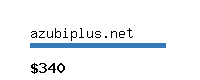 azubiplus.net Website value calculator