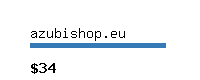 azubishop.eu Website value calculator