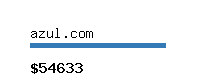 azul.com Website value calculator