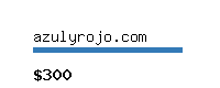 azulyrojo.com Website value calculator