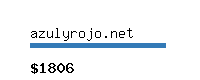 azulyrojo.net Website value calculator