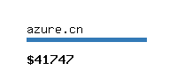 azure.cn Website value calculator