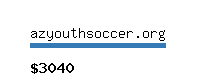 azyouthsoccer.org Website value calculator