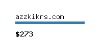 azzkikrs.com Website value calculator