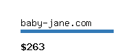 baby-jane.com Website value calculator