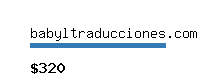 babyltraducciones.com Website value calculator