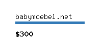 babymoebel.net Website value calculator