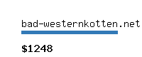 bad-westernkotten.net Website value calculator