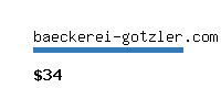 baeckerei-gotzler.com Website value calculator