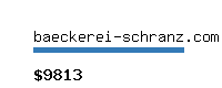 baeckerei-schranz.com Website value calculator