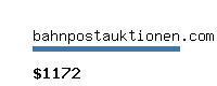 bahnpostauktionen.com Website value calculator