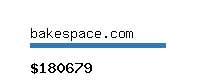 bakespace.com Website value calculator