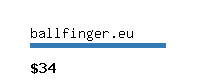 ballfinger.eu Website value calculator