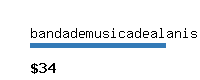 bandademusicadealanis.com Website value calculator