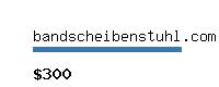 bandscheibenstuhl.com Website value calculator