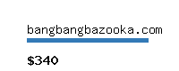 bangbangbazooka.com Website value calculator