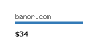 banor.com Website value calculator