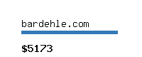 bardehle.com Website value calculator