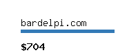 bardelpi.com Website value calculator