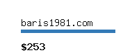 baris1981.com Website value calculator