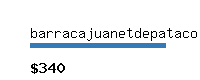 barracajuanetdepataco.com Website value calculator