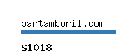 bartamboril.com Website value calculator