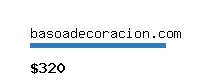 basoadecoracion.com Website value calculator