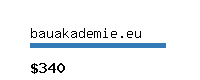 bauakademie.eu Website value calculator