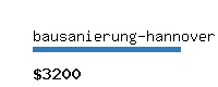 bausanierung-hannover.com Website value calculator