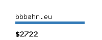 bbbahn.eu Website value calculator