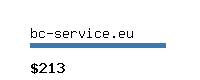 bc-service.eu Website value calculator