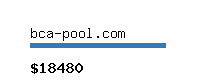 bca-pool.com Website value calculator