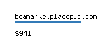 bcamarketplaceplc.com Website value calculator