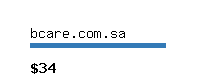 bcare.com.sa Website value calculator