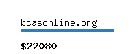 bcasonline.org Website value calculator