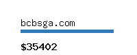 bcbsga.com Website value calculator