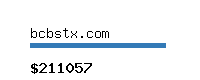 bcbstx.com Website value calculator