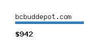 bcbuddepot.com Website value calculator