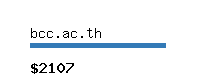 bcc.ac.th Website value calculator