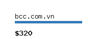 bcc.com.vn Website value calculator