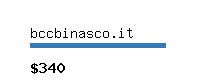 bccbinasco.it Website value calculator